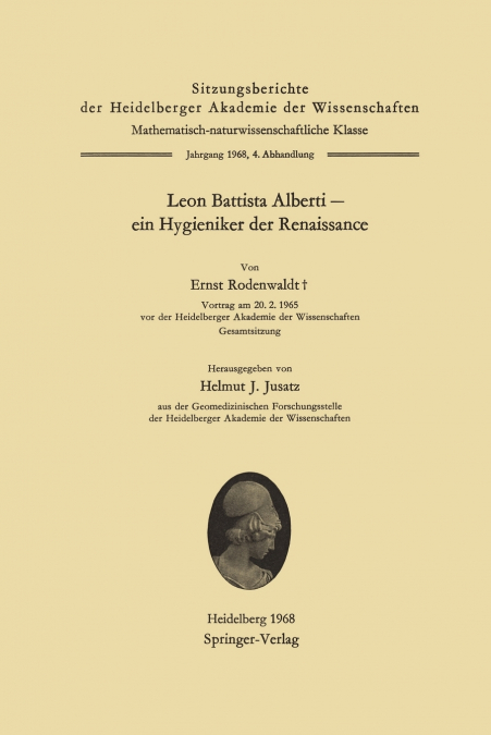 Leon Battista Alberti Ein Hygieniker Der Renaissance