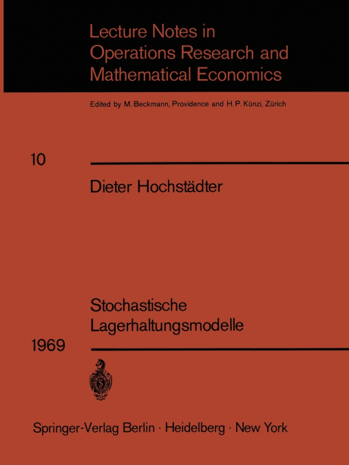 Stochastische Lagerhaltungsmodelle