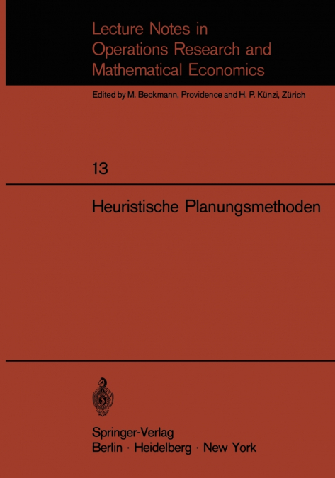 Heuristische Planungsmethoden
