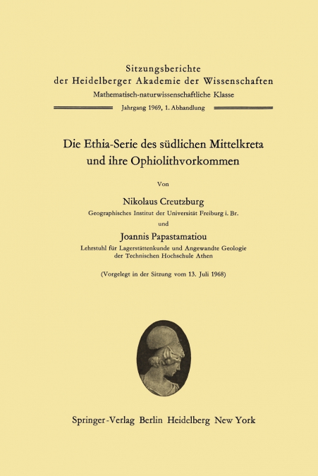 Die Ethia-Serie Des Sudlichen Mittelkreta Und Ihre Ophiolithvorkommen