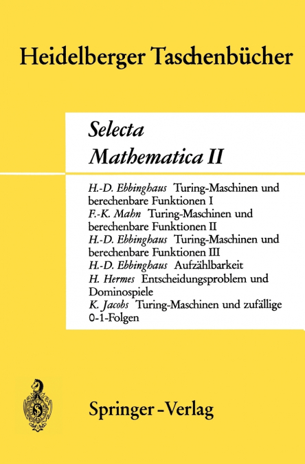 Selecta Mathematica II