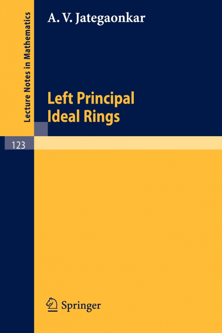 Left Principal Ideal Rings