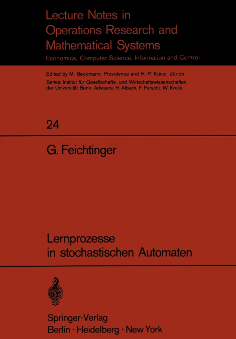 Lernprozesse in stochastischen Automaten