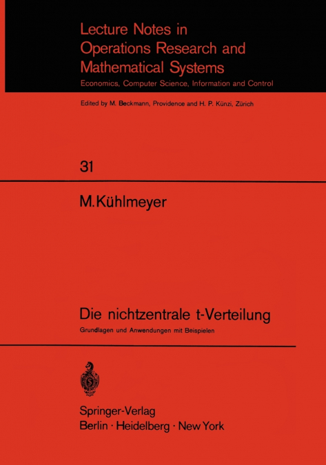Die nichtzentrale t-Verteilung
