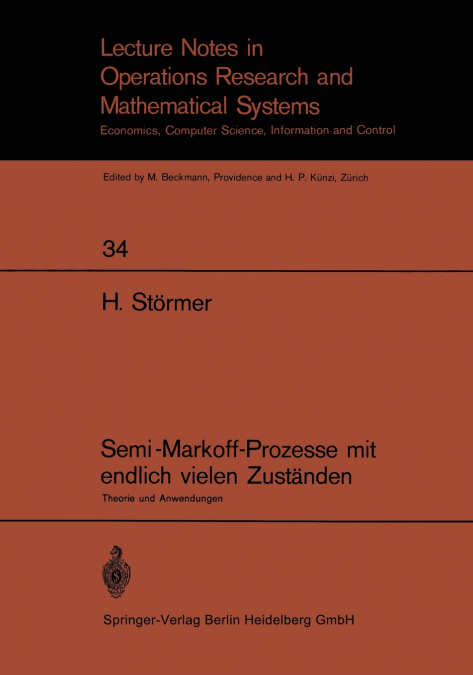 Semi-Markoff-Prozesse Mit Endlich Vielen Zustanden