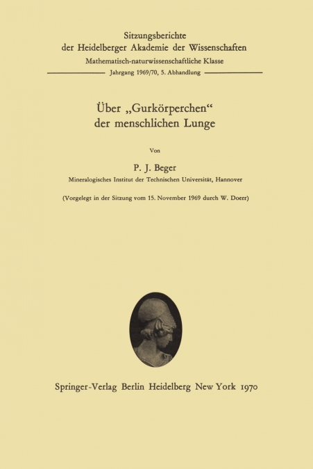 Uber Gurkorperchen Der Menschlichen Lunge