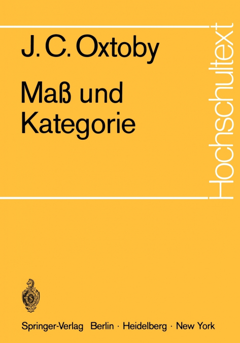 Mass Und Kategorie