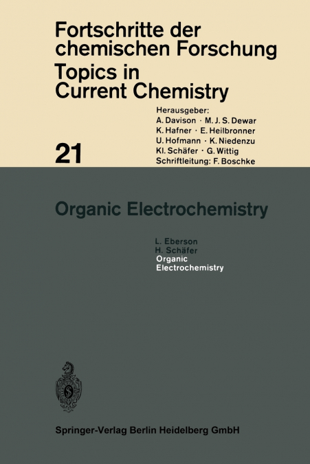 Organic Electrochemistry