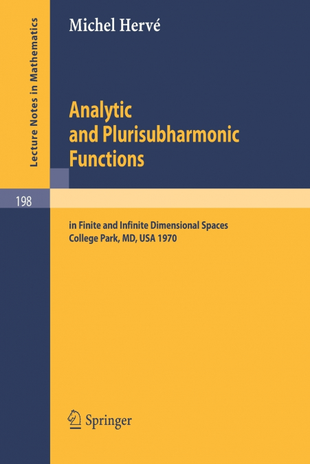 Analytic and Plurisubharmonic Functions