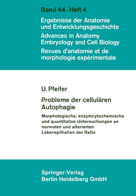 Probleme Der Cellularen Autophagie