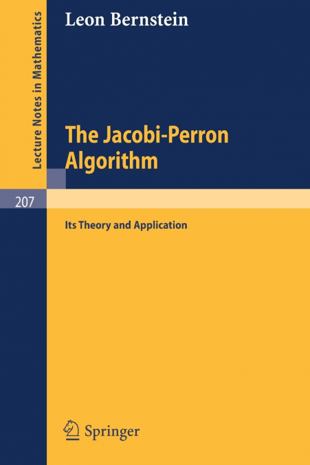 The Jacobi-Perron Algorithm