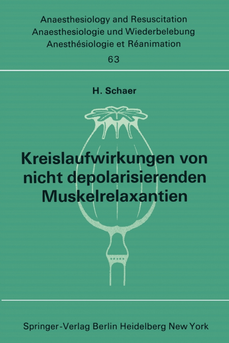 Kreislaufwirkungen Von Nicht Depolarisierenden Muskelrelaxantien