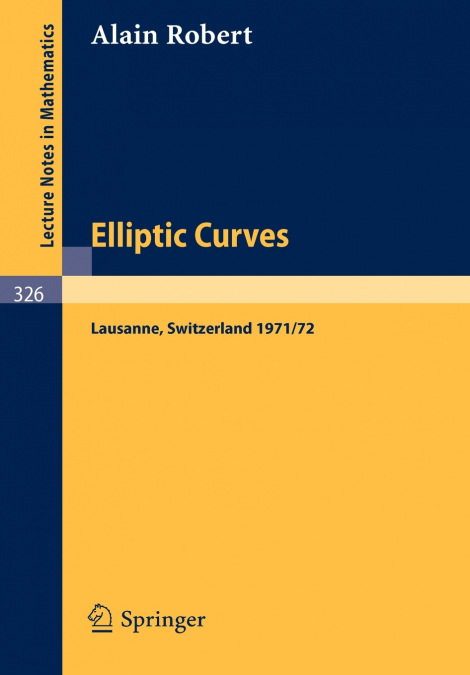 Elliptic Curves