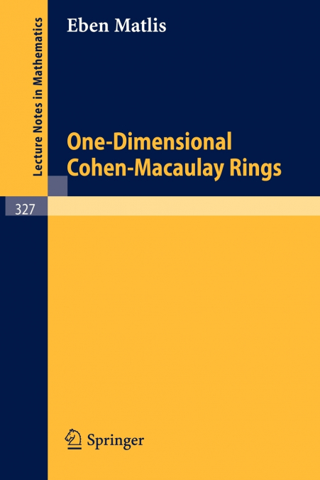 One-Dimensional Cohen-Macaulay Rings