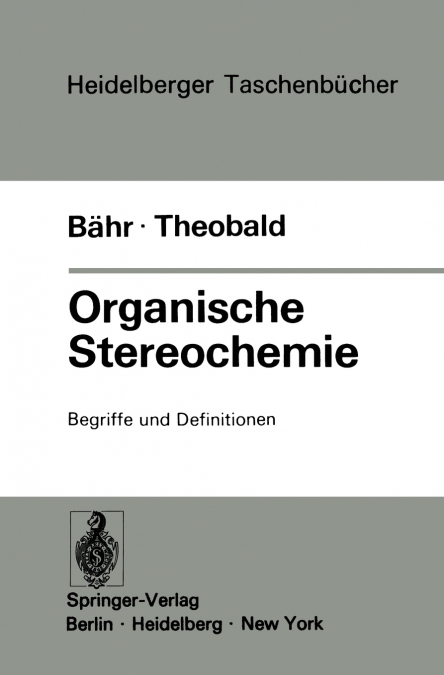 Organische Stereochemie
