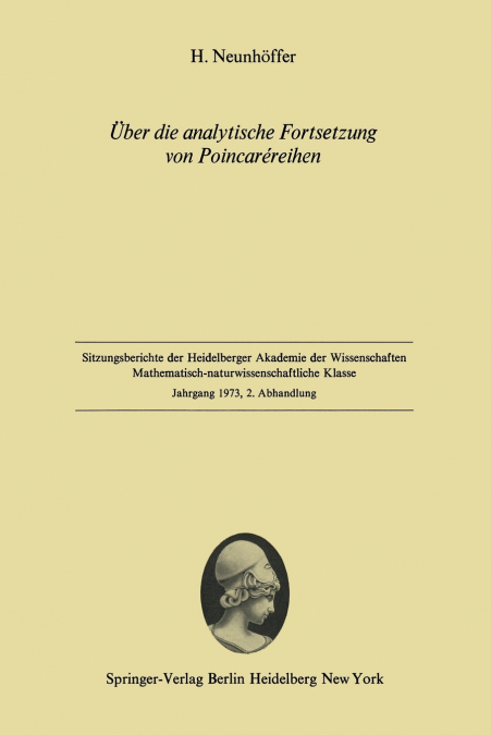 Über die analytische Fortsetzung von Poincaréreihen