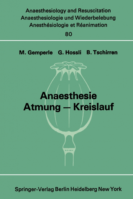 Anaesthesie Atmung Kreislauf