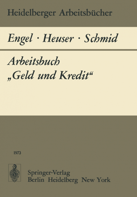 Arbeitsbuch „Geld und Kredit'
