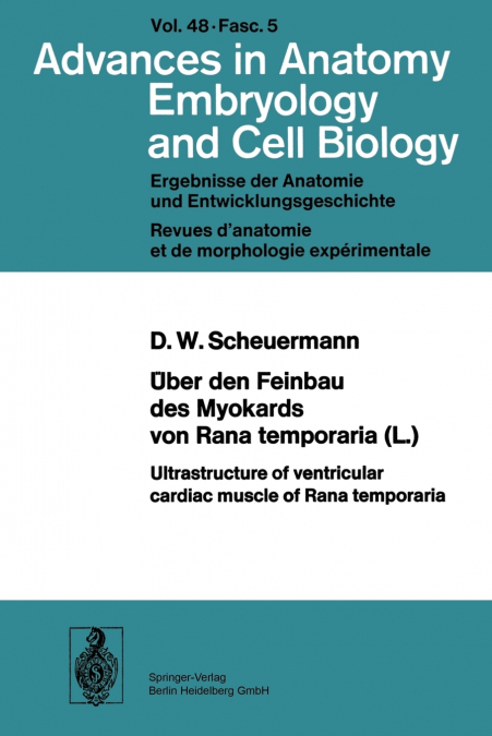 Über den Feinbau des Myocards von Rana temporaria (L.) / Ultrastructure of ventricular cardiac muscle of Rana temporaria