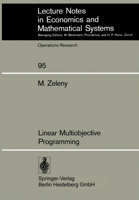 Linear Multiobjective Programming