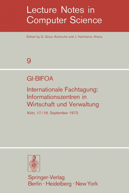 GI-BIFOA Internationale Fachtagung
