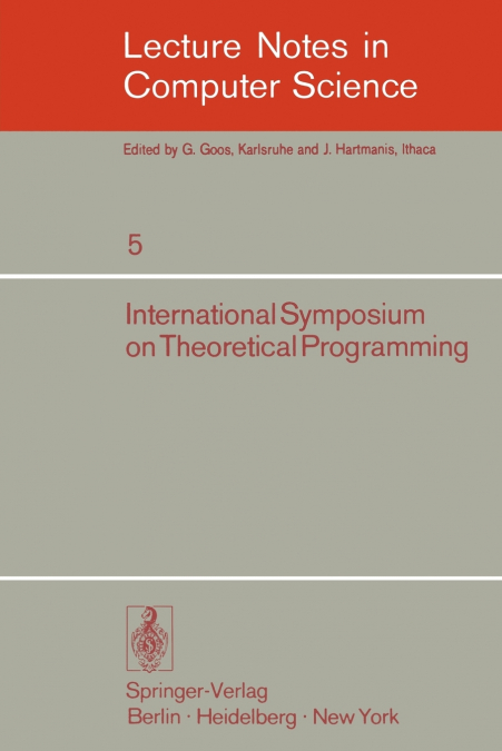 International Symposium on Theoretical Programming