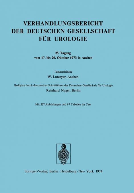 Tagung vom 17. bis 20. Oktober 1973 in Aachen