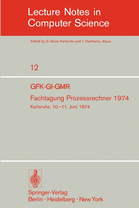 Fachtagung Prozessrechner 1974