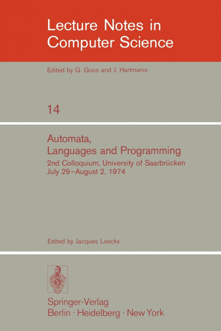 Automata, Languages and Programming