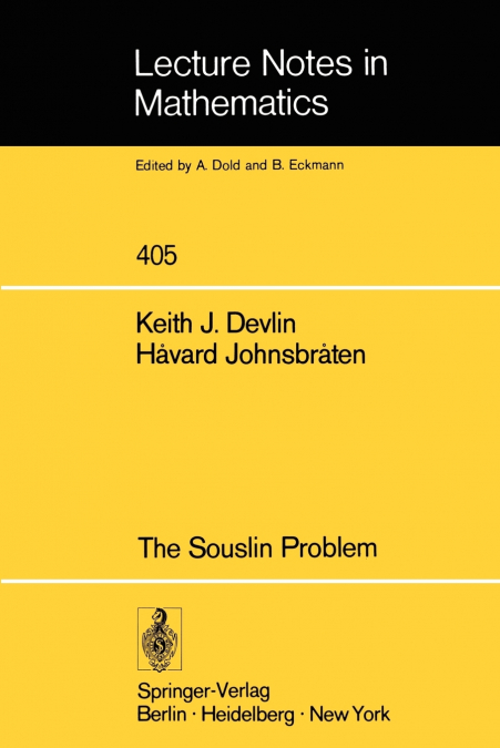 The Souslin Problem