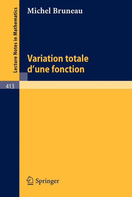 Variation Totale d’une Fonction