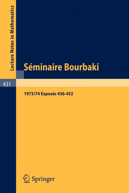 Seminaire Bourbaki