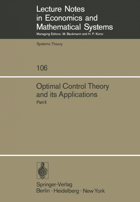 Optimal Control Theory and its Applications