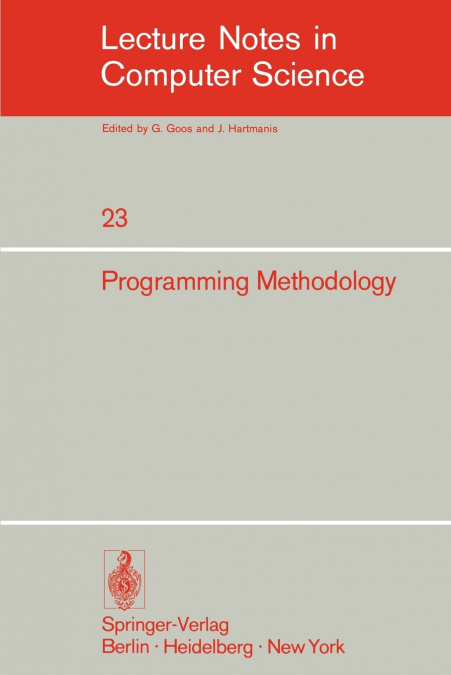 Programming in Methodology