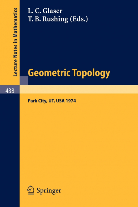 Geometric Topology