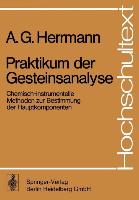 Praktikum der Gesteinsanalyse
