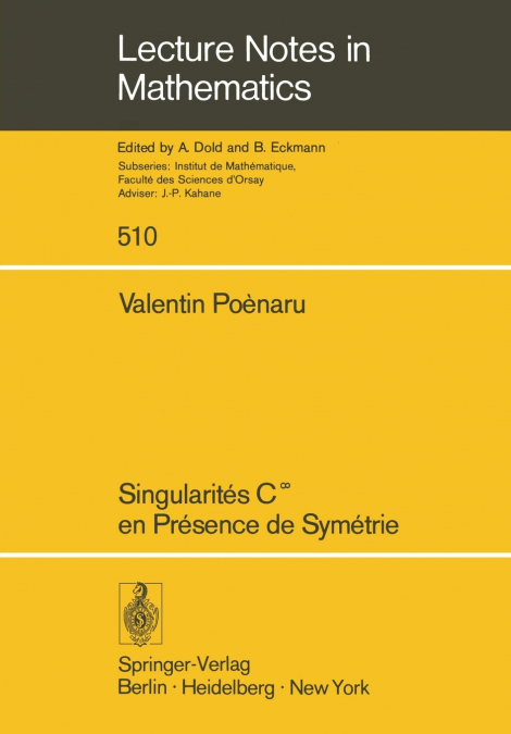 Singularites C infini en presence de symetrie
