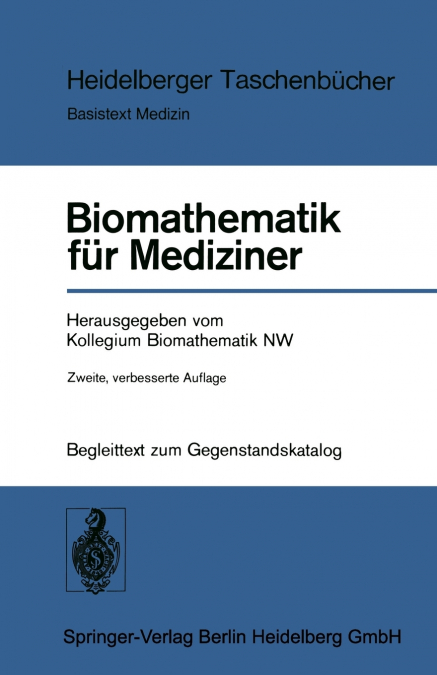 Biomathematik für Mediziner