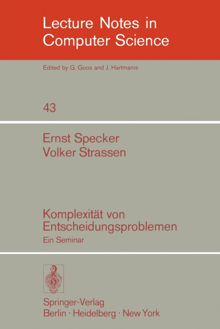 Komplexität von Entscheidungsproblemen