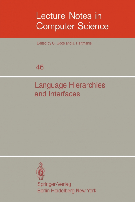 Language Hierarchies and Interfaces