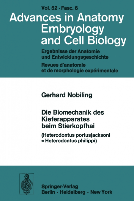 Die Biomechanik des Kieferapparates beim Stierkopfhai