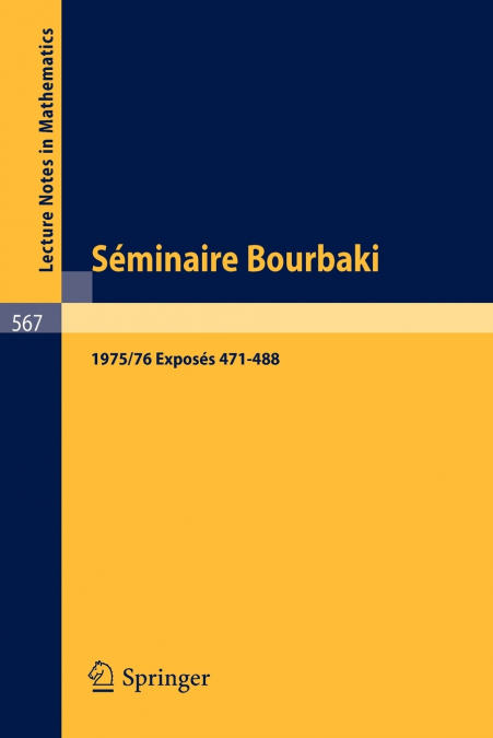 Séminaire Bourbaki