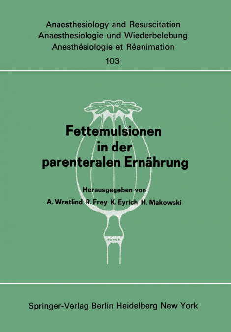 Fettemulsionen in der parenteralen Ernährung