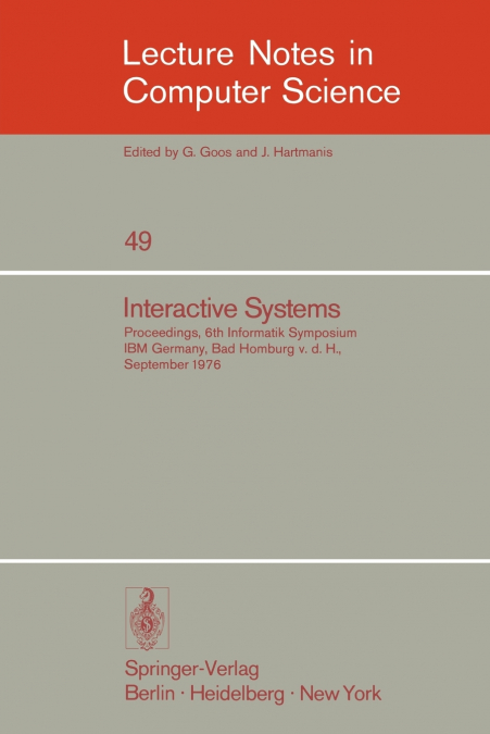 Interactive Systems