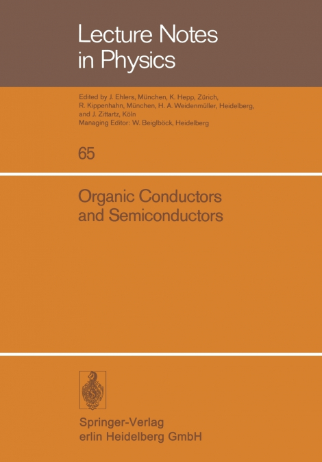 Organic Conductors and Semiconductors