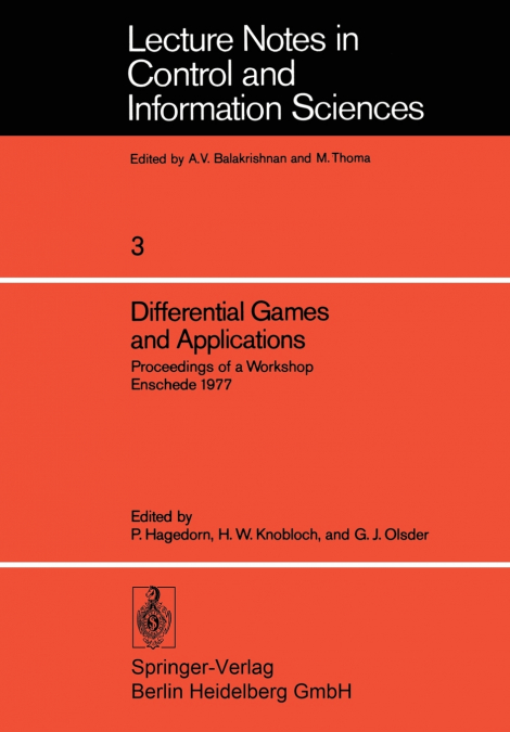 Differential Games and Applications