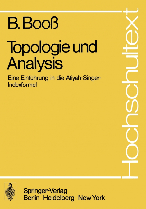 Topologie Und Analysis