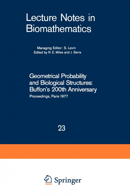 Geometrical Probability and Biological Structures