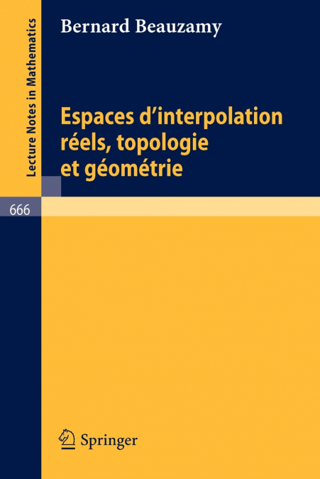 Espaces d’interpolation reels, topologie et geometrie