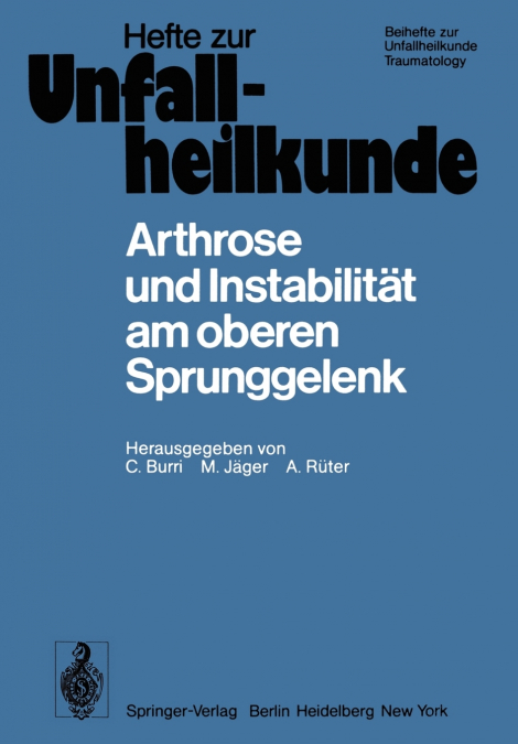 Arthrose und Instabilität am oberen Sprunggelenk